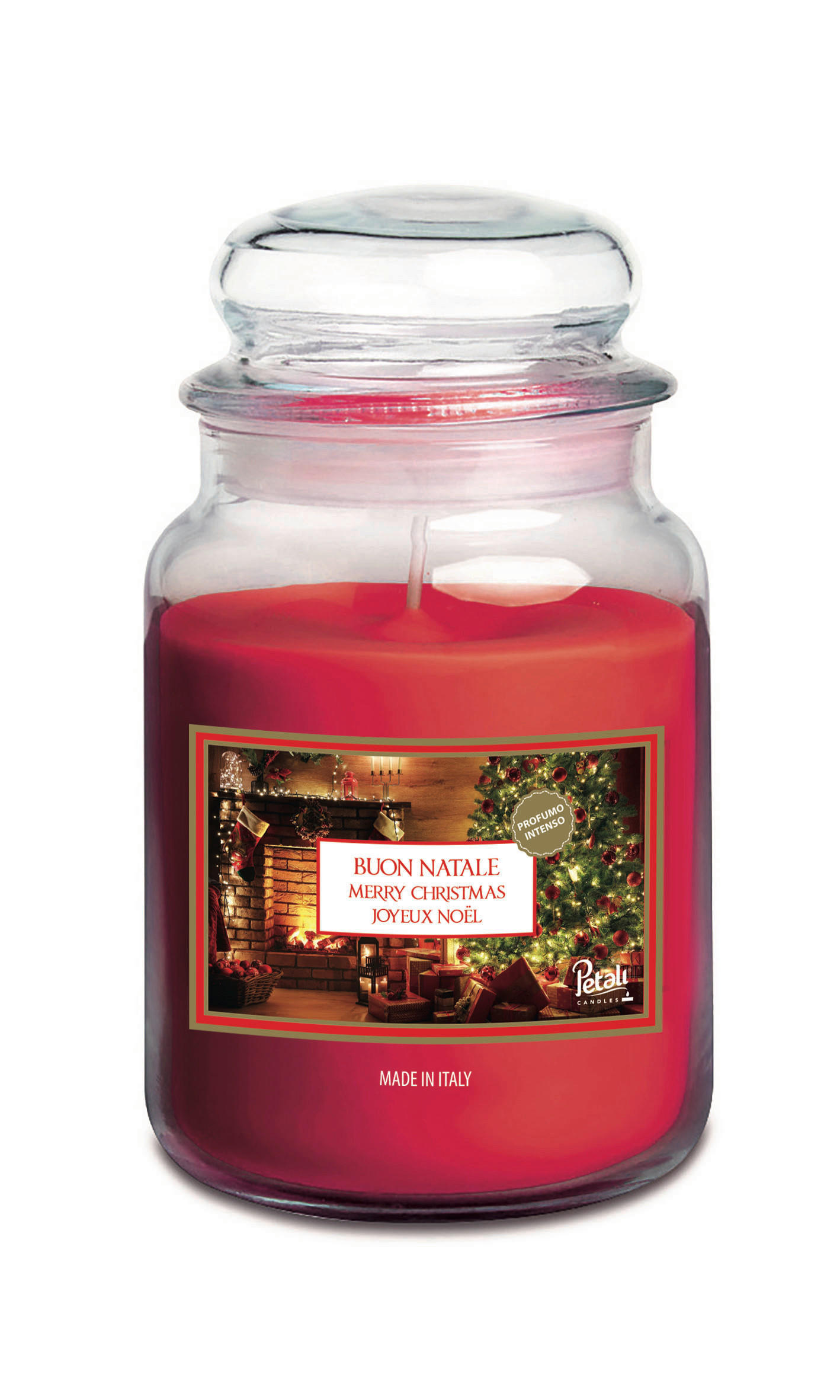 SVIJEĆA MIRISNA  bordo  - bordo, Basics, staklo/drvo (9/17/9cm)