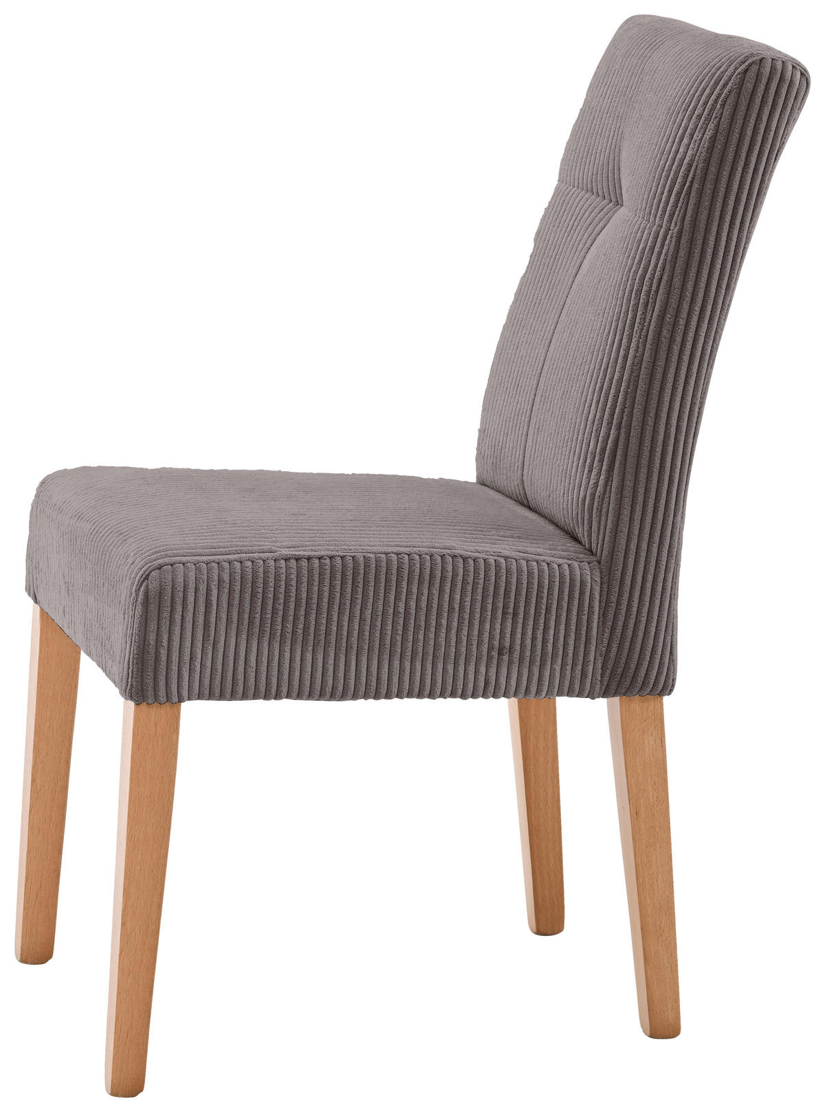 STUHL in Holz, Textil Braun, Buchefarben  - Buchefarben/Braun, KONVENTIONELL, Holz/Textil (47,5/91,5/63cm) - home24
