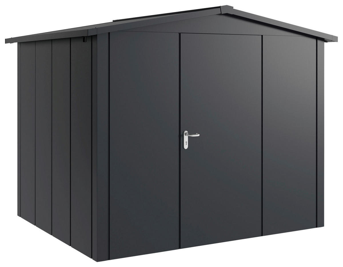 GERÄTEHAUS 285/227/229 cm  - Anthrazit, Basics, Metall (285/227/229cm)