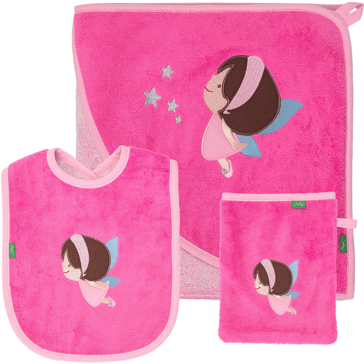 FROTTIERSET ELFE Pink  - Pink, Basics, Textil