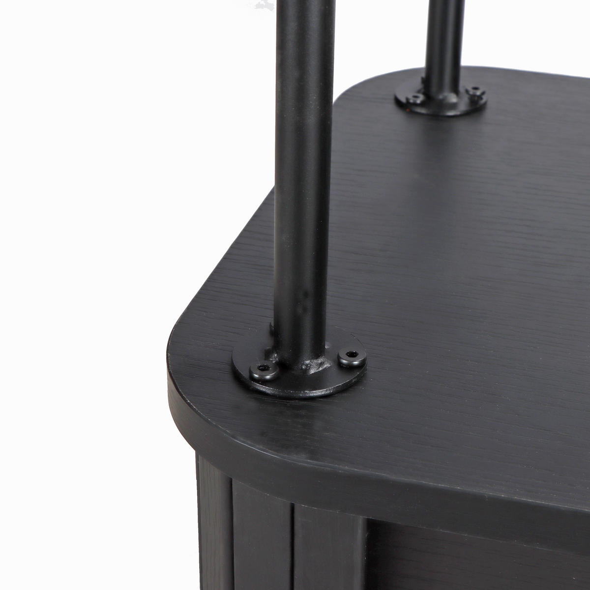 COUCHTISCH - Schwarz, Design, Holzwerkstoff/Metall (100/60/55cm) - Livetastic