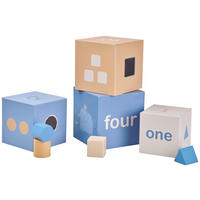 SKLADACIA VEŽA - viacfarebná, Natur, kompozitné drevo/papier - Avelia