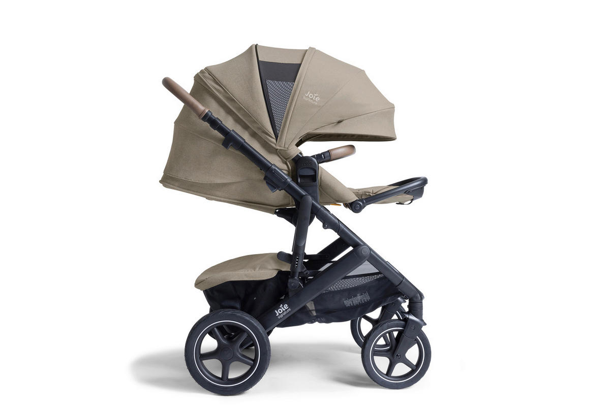 KINDERWAGENSET Vinca 2in1  - Sandfarben/Schwarz, Basics, Textil/Metall (65/109/97cm) - JOIE SIGNATURE