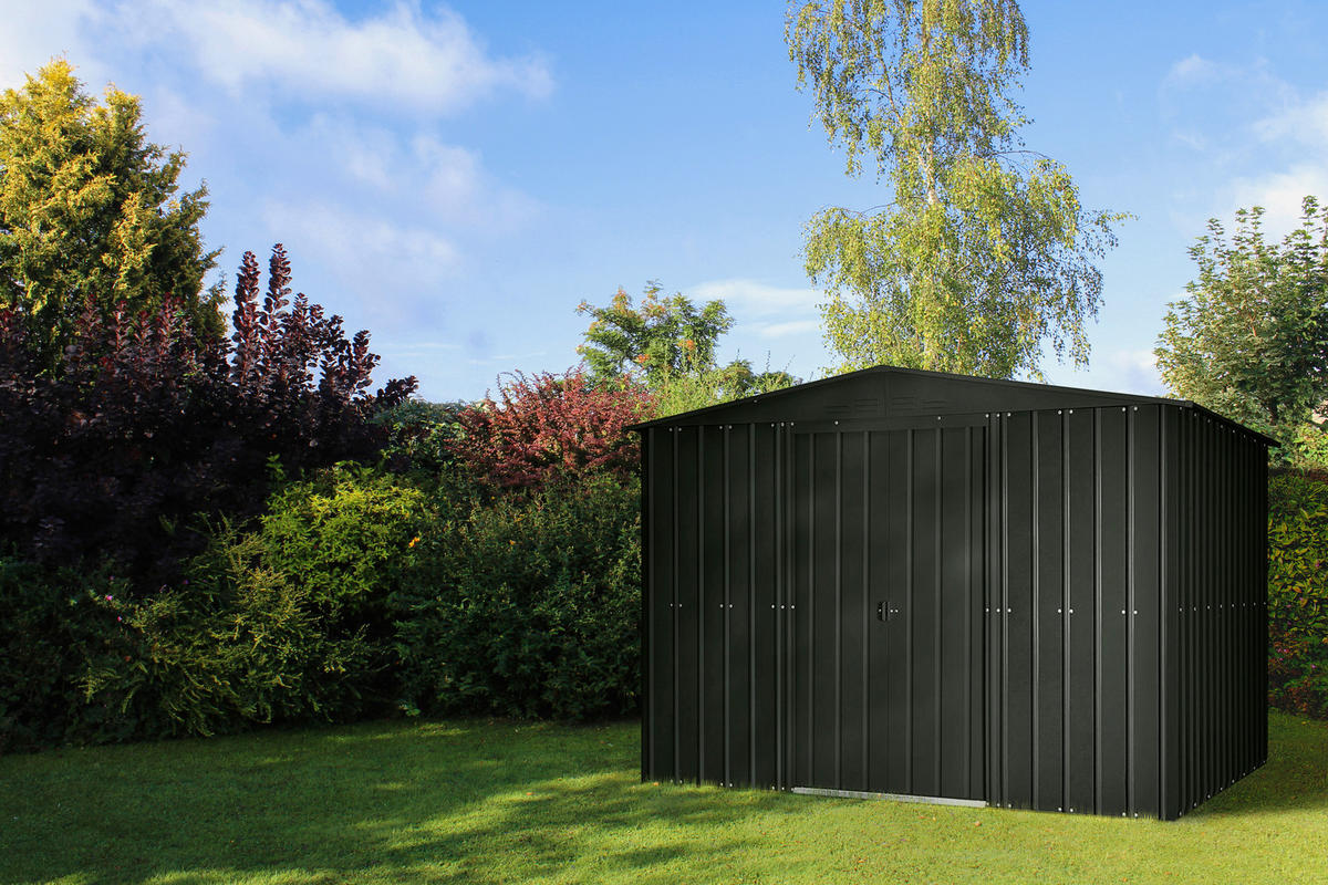 GERÄTEHAUS 308/202/247 cm  - Anthrazit, Basics, Metall (308/202/247cm)