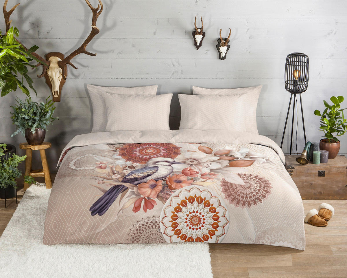 BETTWÄSCHE HIP Flanell, Biber 140/200 cm  - Sandfarben/Beige, Basics, Textil (140/200cm)