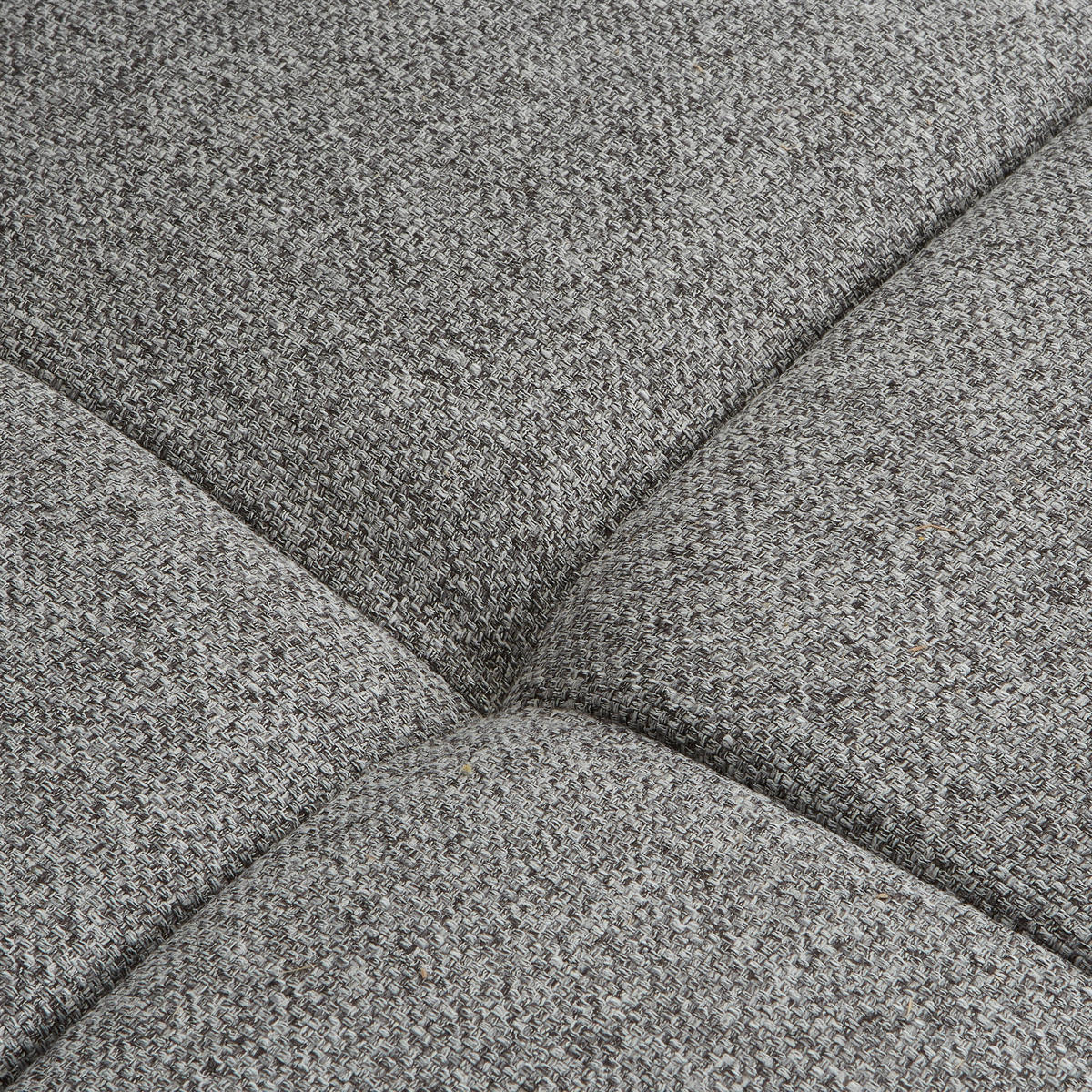 SCHLAFSOFA in Struktur Grau  - Naturfarben/Grau, Lifestyle, Holz/Textil (214/84/84cm) - Livetastic
