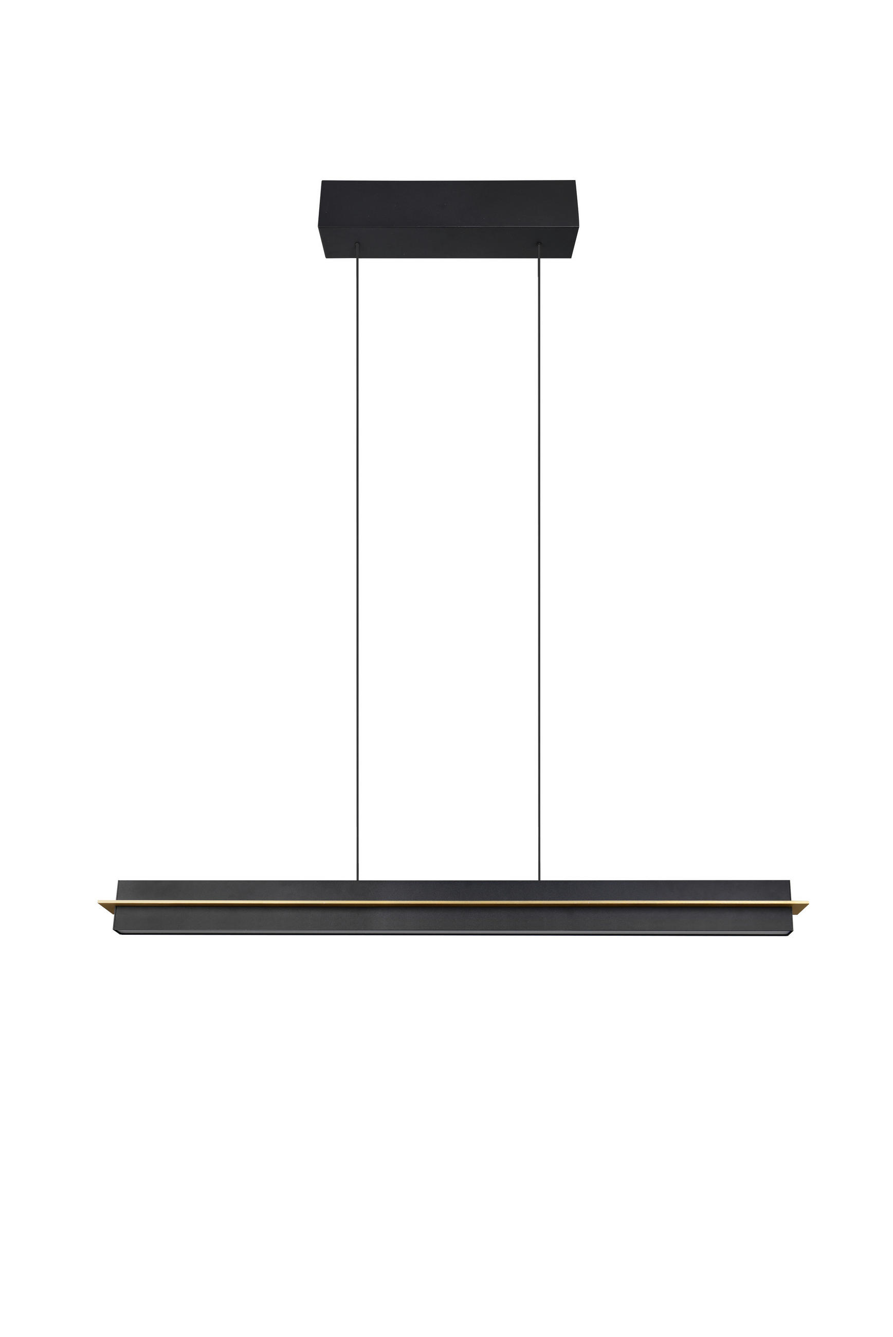 Trio Leuchten Led-Pendelleuchte Emerson Schwarz 9x150x95 cm