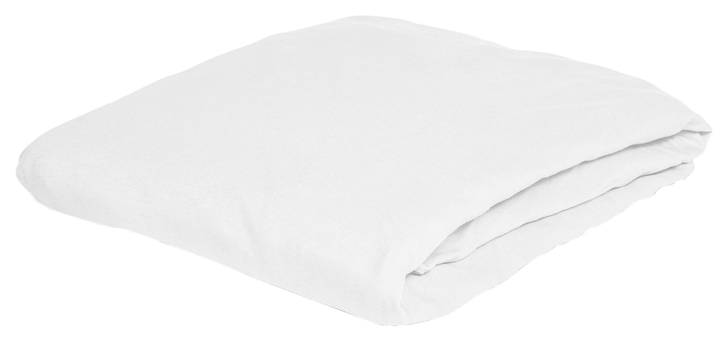 SPANNBETTTUCH Jersey  - Weiß, KONVENTIONELL, Textil (190/200cm) - Irisette