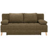 SCHLAFSOFA in Webstoff Hellgrün  - Naturfarben/Hellgrün, Konventionell, Holz/Textil (195/90/90cm) - Cantus