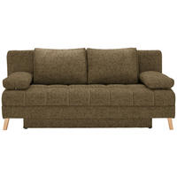 SCHLAFSOFA in Webstoff Hellgrün  - Naturfarben/Hellgrün, Konventionell, Holz/Textil (195/90/90cm) - Cantus
