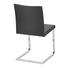 SCHWINGSTUHL in Leder, Metall Chromfarben, Schwarz - Chromfarben/Schwarz, Design, Leder/Metall (48/87/54cm) - Bacher SCHWINGSTUHL in Leder, Metall Chromfarben, Schwarz - Chromfarben/Schwarz, Design, Leder/Metall (48/87/54cm) - Bacher
