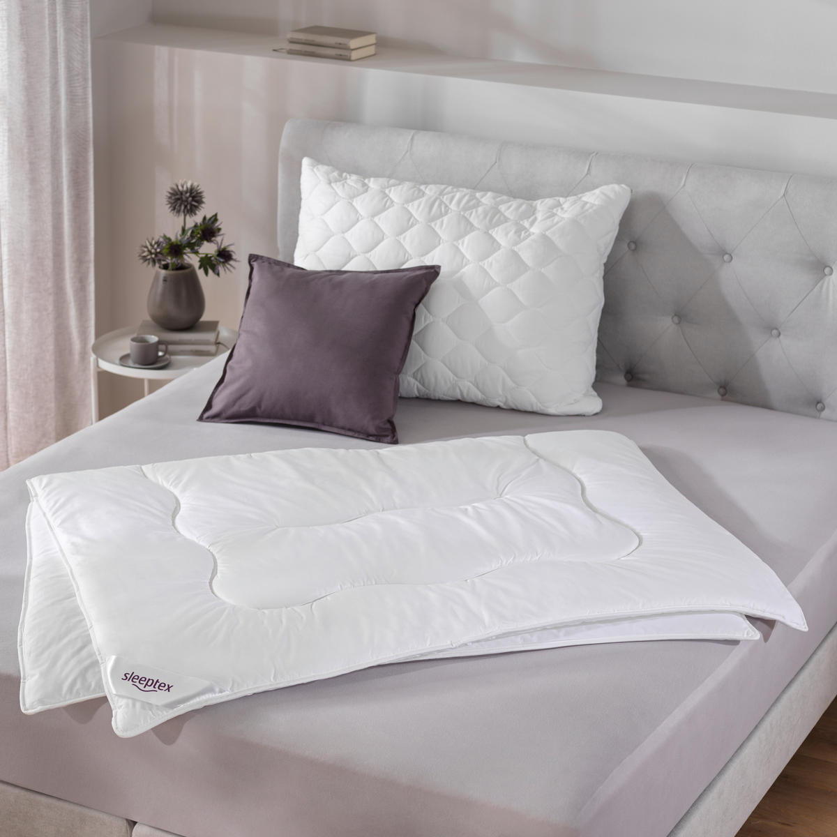 EGÉSZ ÉVES PAPLAN 140/200 cm  - fehér, Basics, textil (140/200cm) - Sleeptex