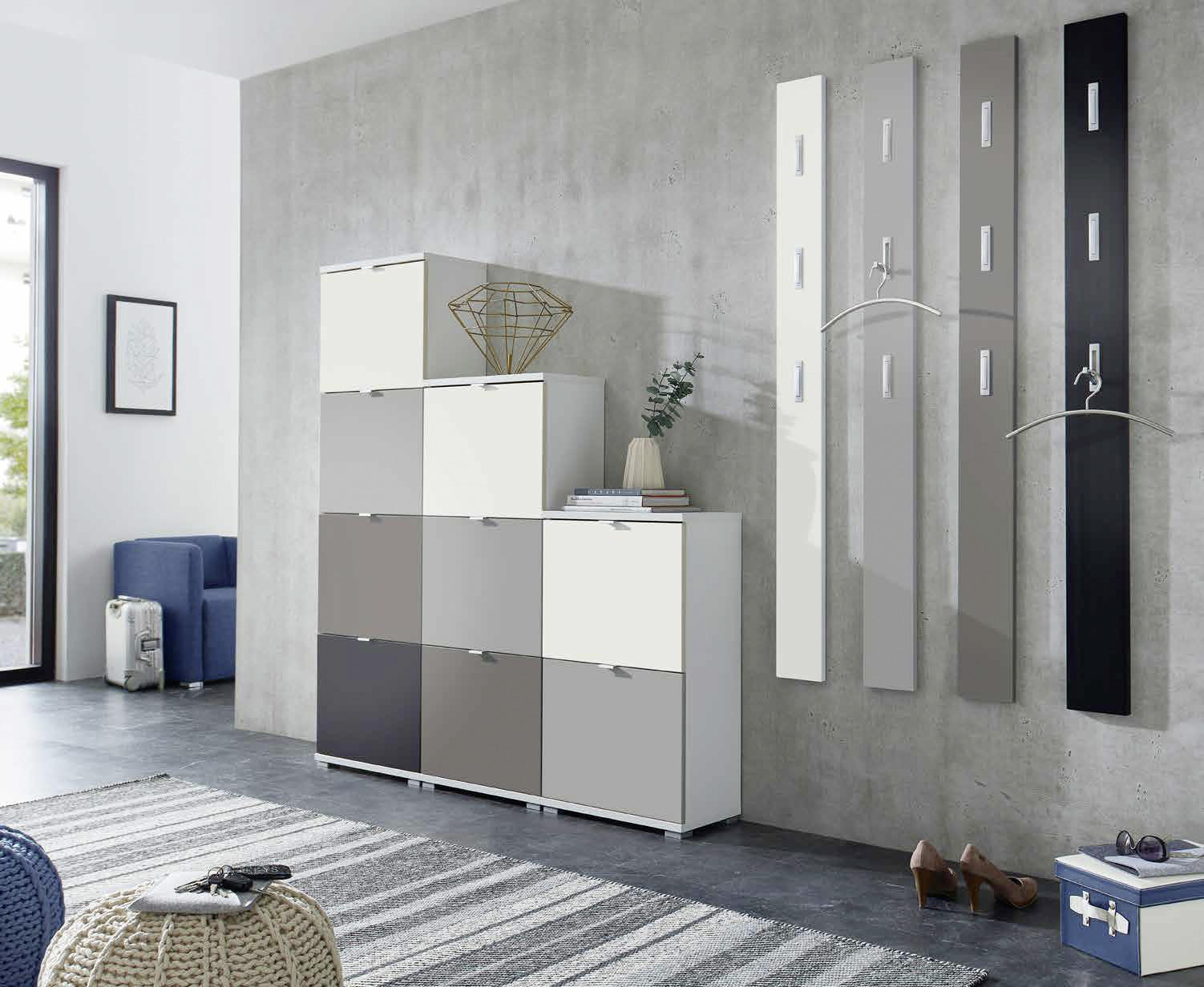 KLAPPE - Weiß, Design, Holzwerkstoff (52/42/2cm) - Xora