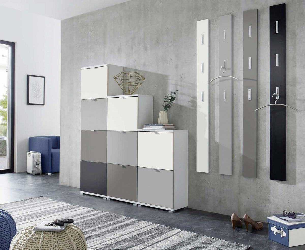KLAPPE - Weiß, Design, Holzwerkstoff (52/42/2cm) - Xora