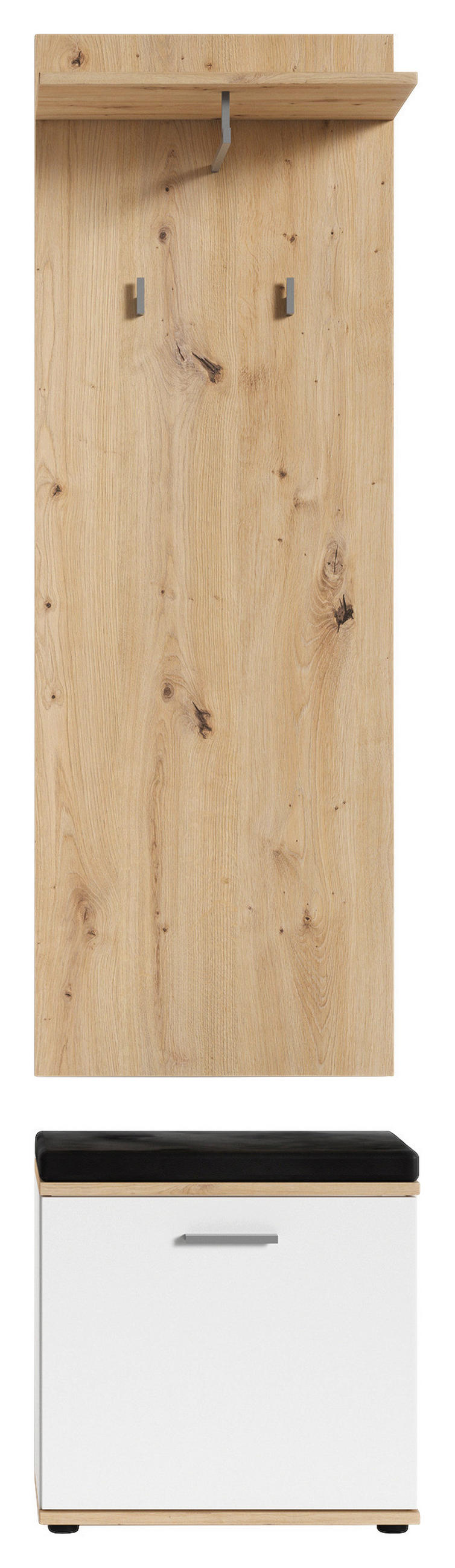GARDEROBENPANEEL  in 48/140/28 cm  - Eiche Artisan, LIFESTYLE, Holzwerkstoff (48/140/28cm) - MID.YOU