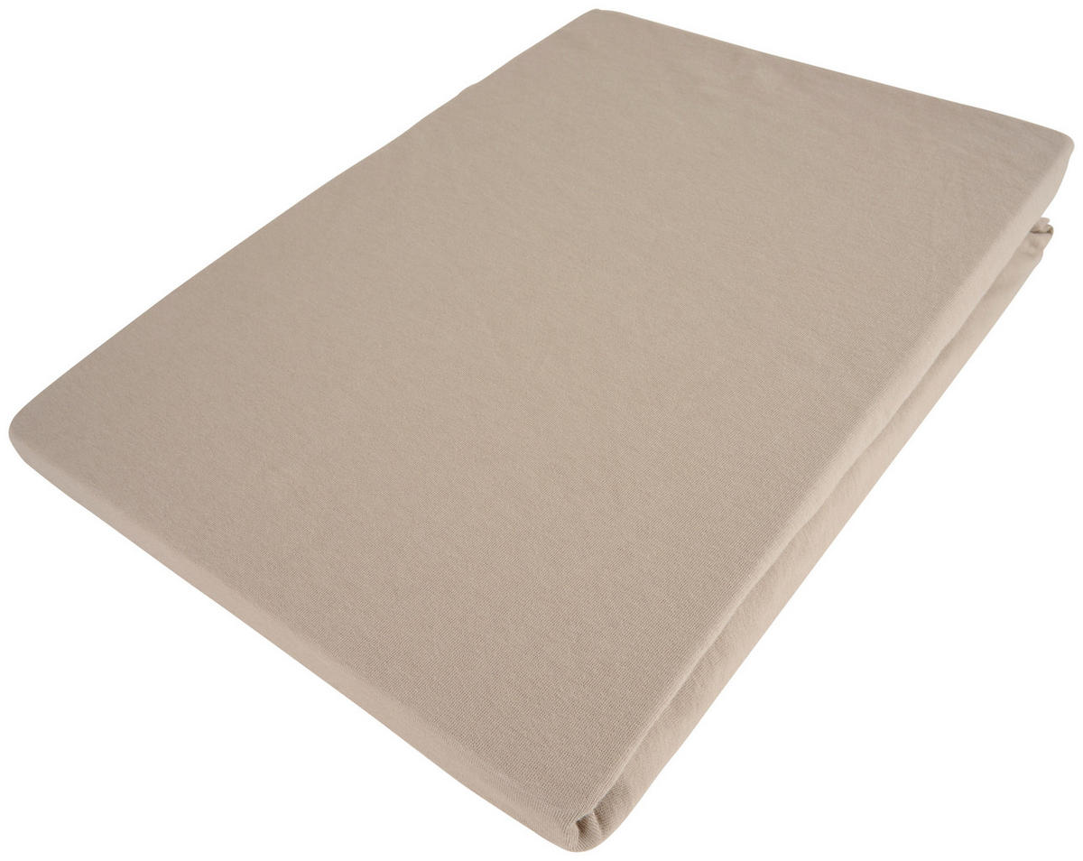 SPANNLEINTUCH 180-200/200 cm Jersey  - Platinfarben, Basics, Textil (180-200/200cm) - Bio:Vio