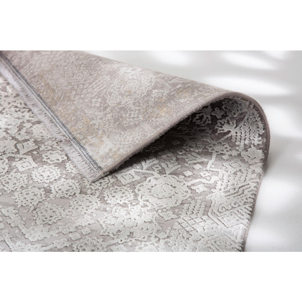 Thumbnail - Novel Webteppich Gravina, Beige, Grau, Textil, Vintage, rechteckig, 240x330 cm, für Fußbodenheizung geeignet, in verschi...