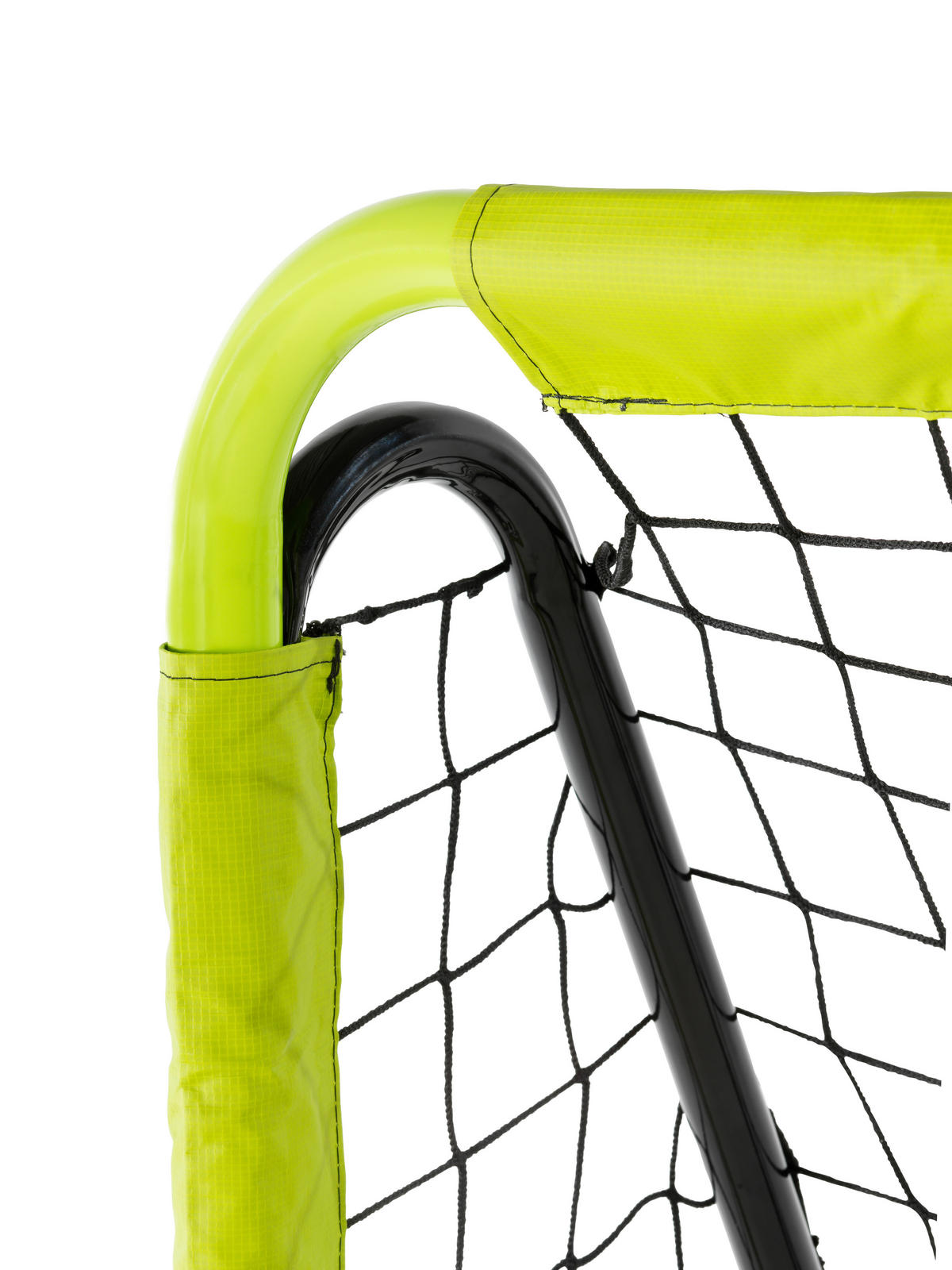 FUSSBALLTOR  - Limette/Schwarz, Konventionell, Kunststoff/Metall (184/122/60cm) - EXIT Toys