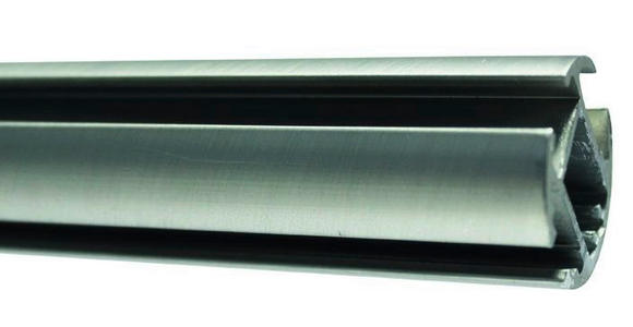 INNENLAUFSTANGE 160 cm  - Edelstahlfarben, Basics, Metall (160cm) - Homeware