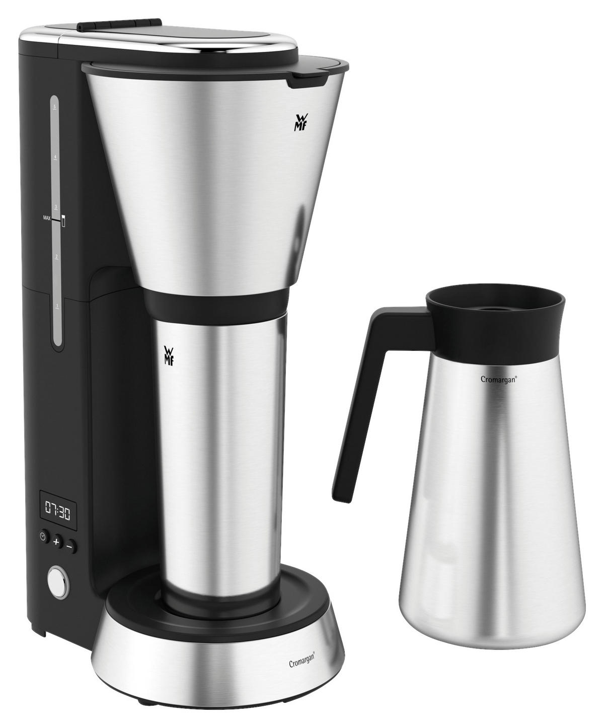 THERMO-KAFFEEMASCHINE Küchenminis  - Silberfarben/Schwarz, Basics, Metall - WMF