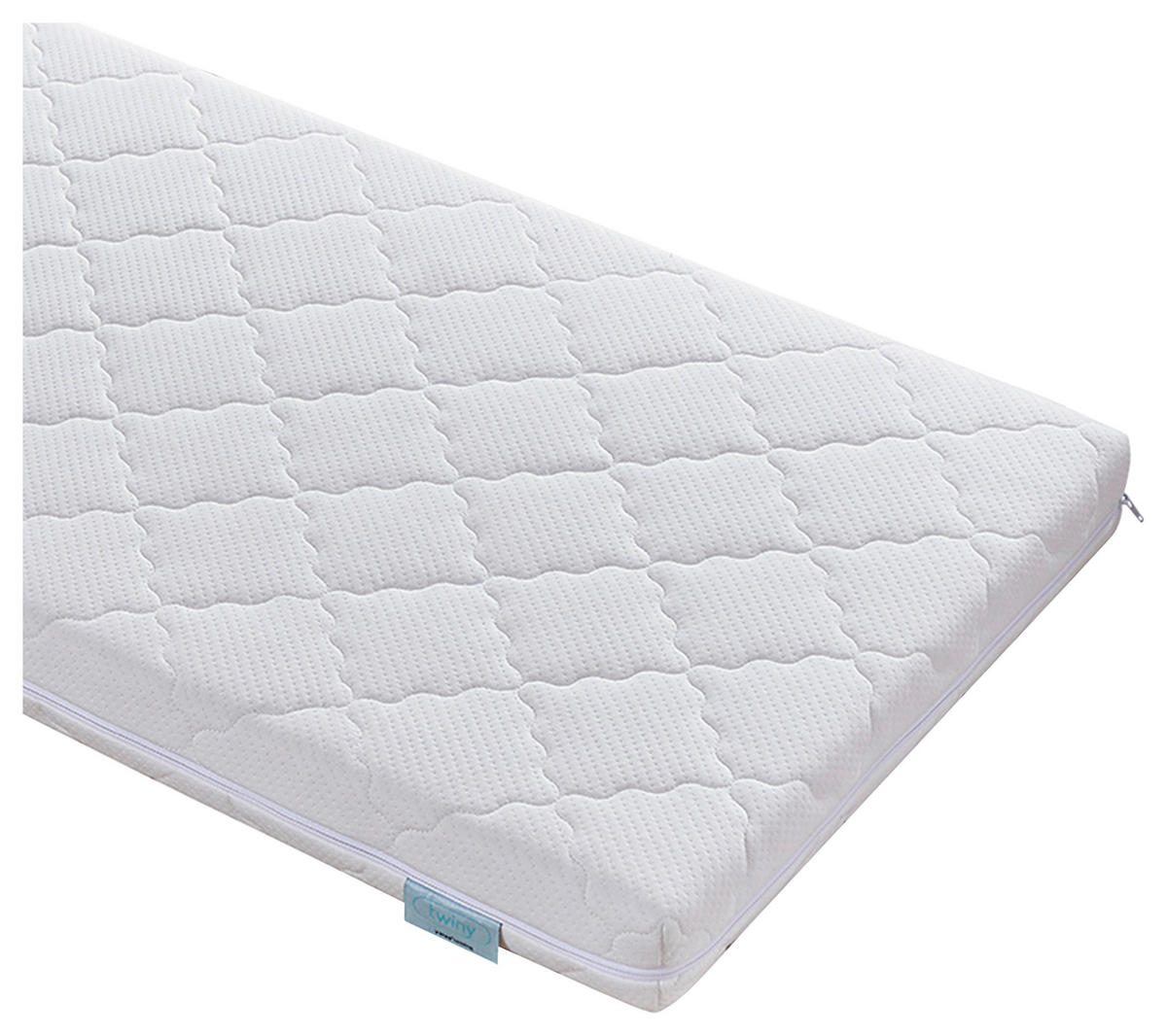 KINDERMATRATZE Twiny 70/140 cm Höhe ca. 9 cm  - Weiß, Basics, Textil (70/140cm) - Yatas