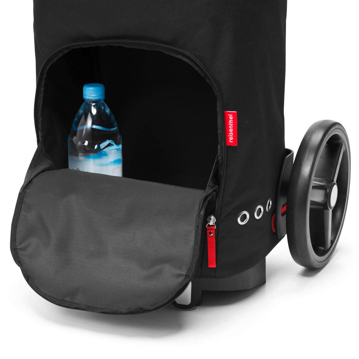 GEANTĂ SHOPPER - negru, Basics, textil (34/60/24cm)