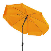 SONNENSCHIRM 150 cm   - Anthrazit/Orange, Basics, Textil/Metall (150cm) - Doppler