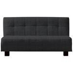 SCHLAFSOFA Juice in Dunkelgrau  - Dunkelgrau/Schwarz, Design, Textil/Metall (165/92/102cm) - Novel