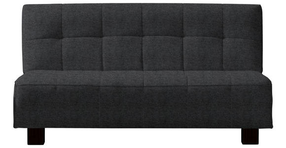 SCHLAFSOFA Juice in Dunkelgrau  - Dunkelgrau/Schwarz, Design, Textil/Metall (165/92/102cm) - Novel