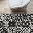 WEBTEPPICH 80/150 cm Schwarz  - Schwarz, Design, Kunststoff/Textil (80/150cm) - Novel