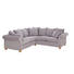 Ecksofa Kord Rückenkissen, Zierkissen - Eichefarben/Grau, LIFESTYLE, Holz/Textil (250/250cm) - Landscape