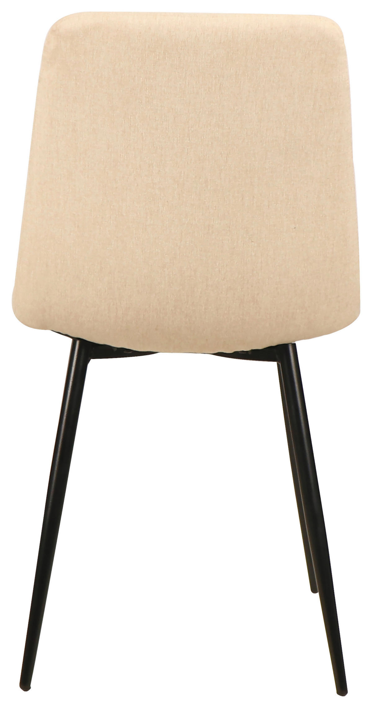 SZÉK fa, fém, textil bézs, fekete  - bézs/fekete, Design, textil/fa (45/86/55cm) - Xora