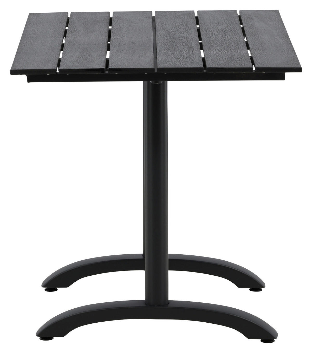 UTEBORD metall rektangulär  - svart, Klassisk, metall (120/70/74cm) - Gardenson