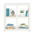 REGAL in Weiß - Alufarben/Weiß, Design, Holzwerkstoff/Kunststoff (84/85/35cm) - Carryhome REGAL in Weiß - Alufarben/Weiß, Design, Holzwerkstoff/Kunststoff (84/85/35cm) - Carryhome