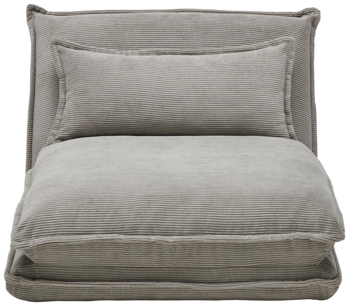 SCHLAFSESSEL in Cord Grau  - Grau, Design, Textil (83/76,5/59cm) - Carryhome