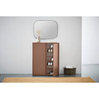 SCHUHSCHRANK Terracotta  - Anthrazit/Terracotta, Design, Holzwerkstoff/Kunststoff (97,5/120/33,8cm) - Xora
