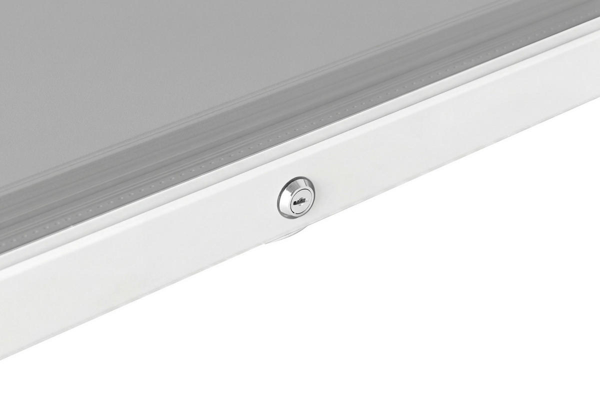 GETRÄNKEKÜHLSCHRANK 54,5/141/54 cm  - Weiß, Basics, Glas/Metall (54,5/141/54cm) - Amica