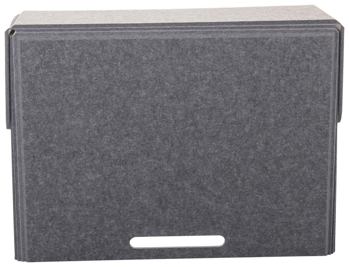 TRENNWAND Textil, Kunststoff Grau  - Grau, Basics, Kunststoff/Textil (84/58/40cm) - MID.YOU