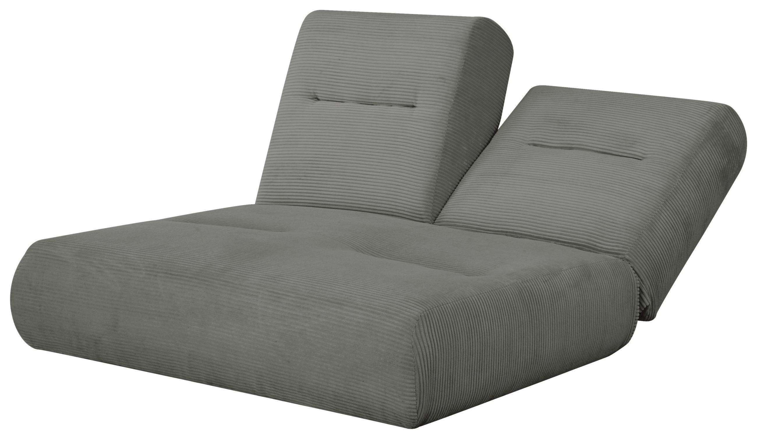 SCHLAFSOFA Cord Dunkelgrau  - Dunkelgrau, Design, Textil (159/88/160cm) - Livetastic