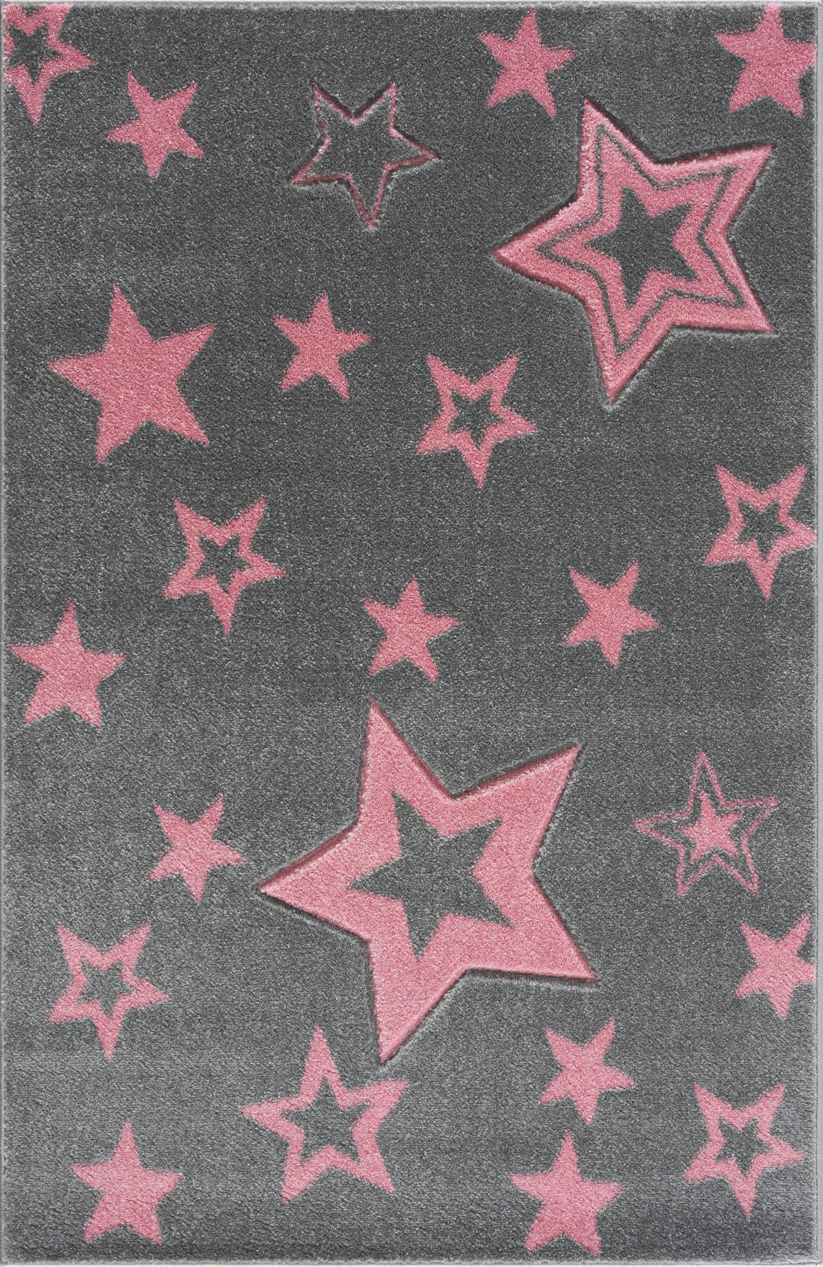 KINDERTEPPICH 110/170 cm Happy Rugs  - Silberfarben, Basics, Textil (110/170cm)