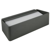 AUßENWANDLEUCHTE 7/24,8/11,7 cm   - Anthrazit, Design, Metall (7/24,8/11,7cm)