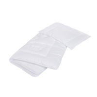 DĚTSKÁ PŘIKRÝVKA S POLŠTÁŘEM, 100/135/40/60 cm - bílá, Basics, textil (100/135/40/60cm) - HEFEL