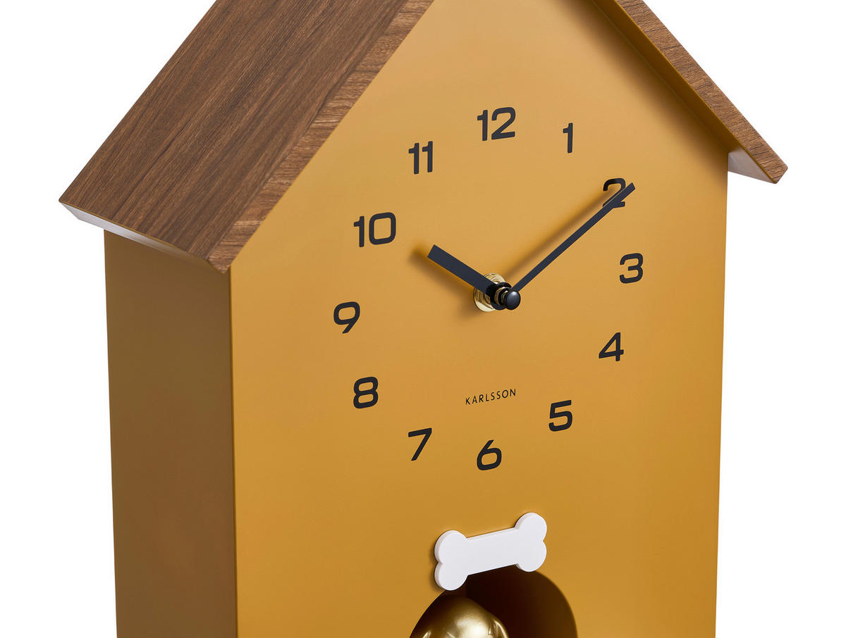 WANDUHR Dog house Gelb 26.5/36.5/11.5 cm  - Gelb, Basics, Kunststoff (26.5/36.5/11.5cm) - Karlsson