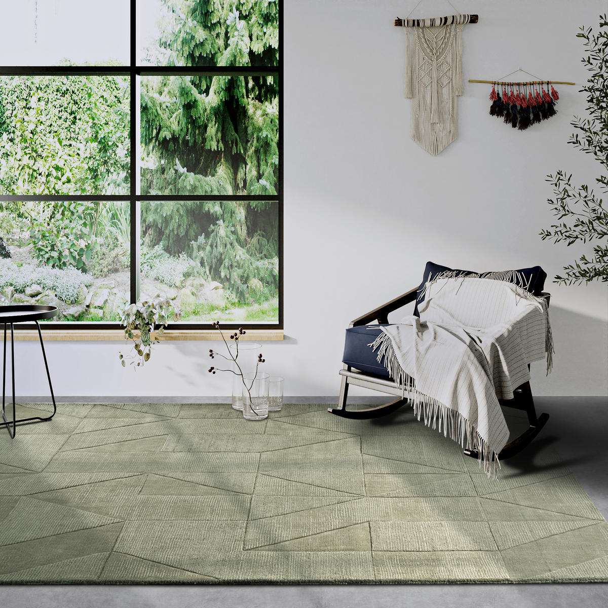 HANDWEBTEPPICH 190/280 cm Kollektion 1906 Grün  - Grün, Basics, Textil (190/280cm) - Villeroy & Boch