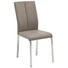STUHL in Textil Taupe, Edelstahlfarben - Taupe/Edelstahlfarben, Design, Textil/Metall (44/98/65cm) - Novel STUHL in Textil Taupe, Edelstahlfarben - Taupe/Edelstahlfarben, Design, Textil/Metall (44/98/65cm) - Novel