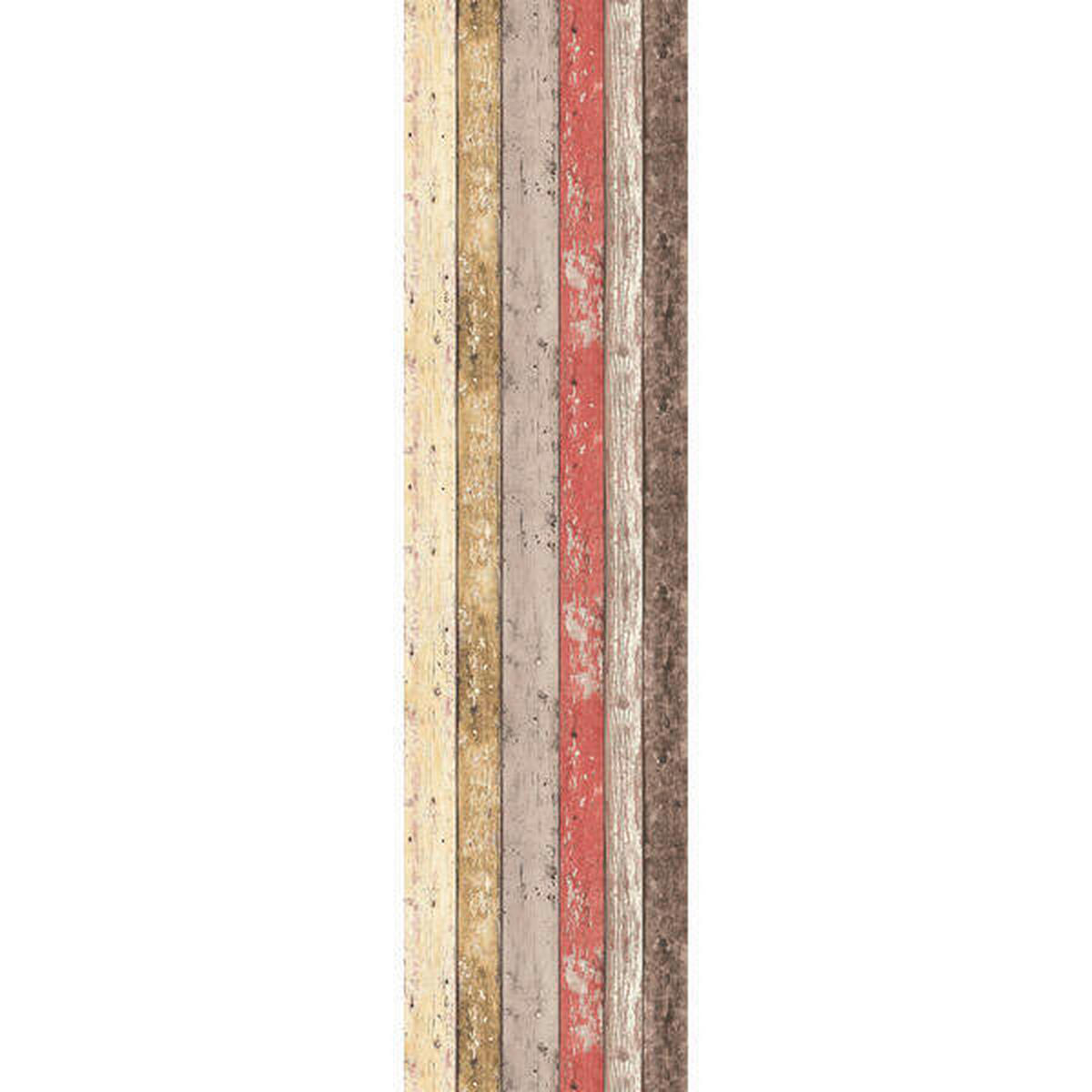 FOTOTAPETE  - Rot/Braun, Design, Textil (52/250cm)