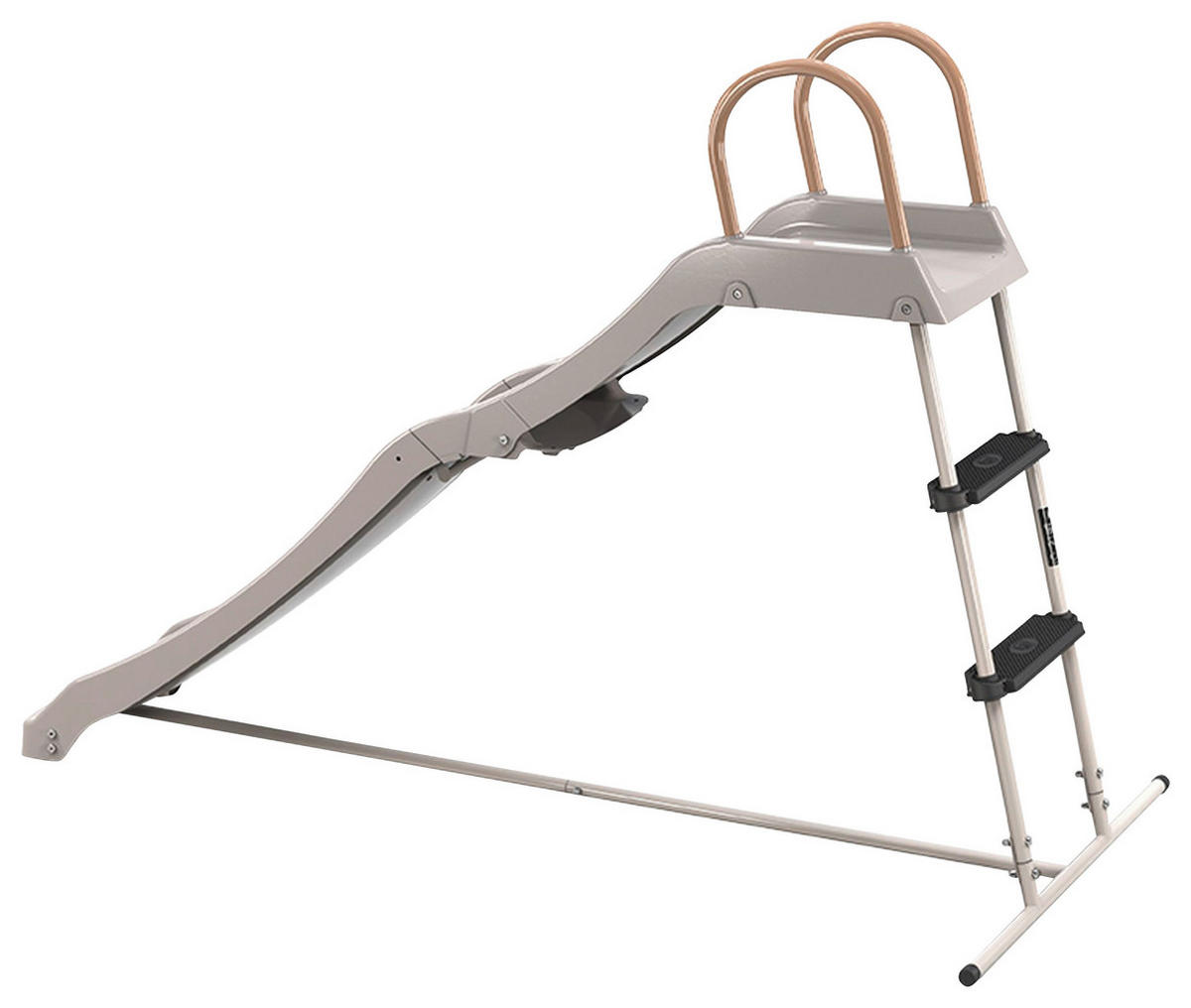 KINDERRUTSCHE Slides  - Beige/Terracotta, MODERN, Kunststoff/Metall (185/91/123cm)