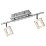LED-STRAHLER 44,5/8/19 cm   - Alufarben/Nickelfarben, Basics, Kunststoff/Metall (44,5/8/19cm) - Novel