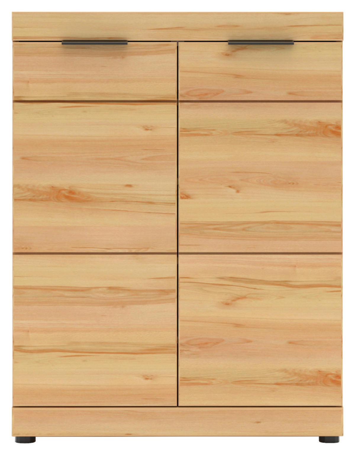 SKRINKA NA TOPÁNKY, farba buka, 80/105/40 cm - farba buka/čierna, Konventionell, kov/kompozitné drevo (80/105/40cm) - Cantus