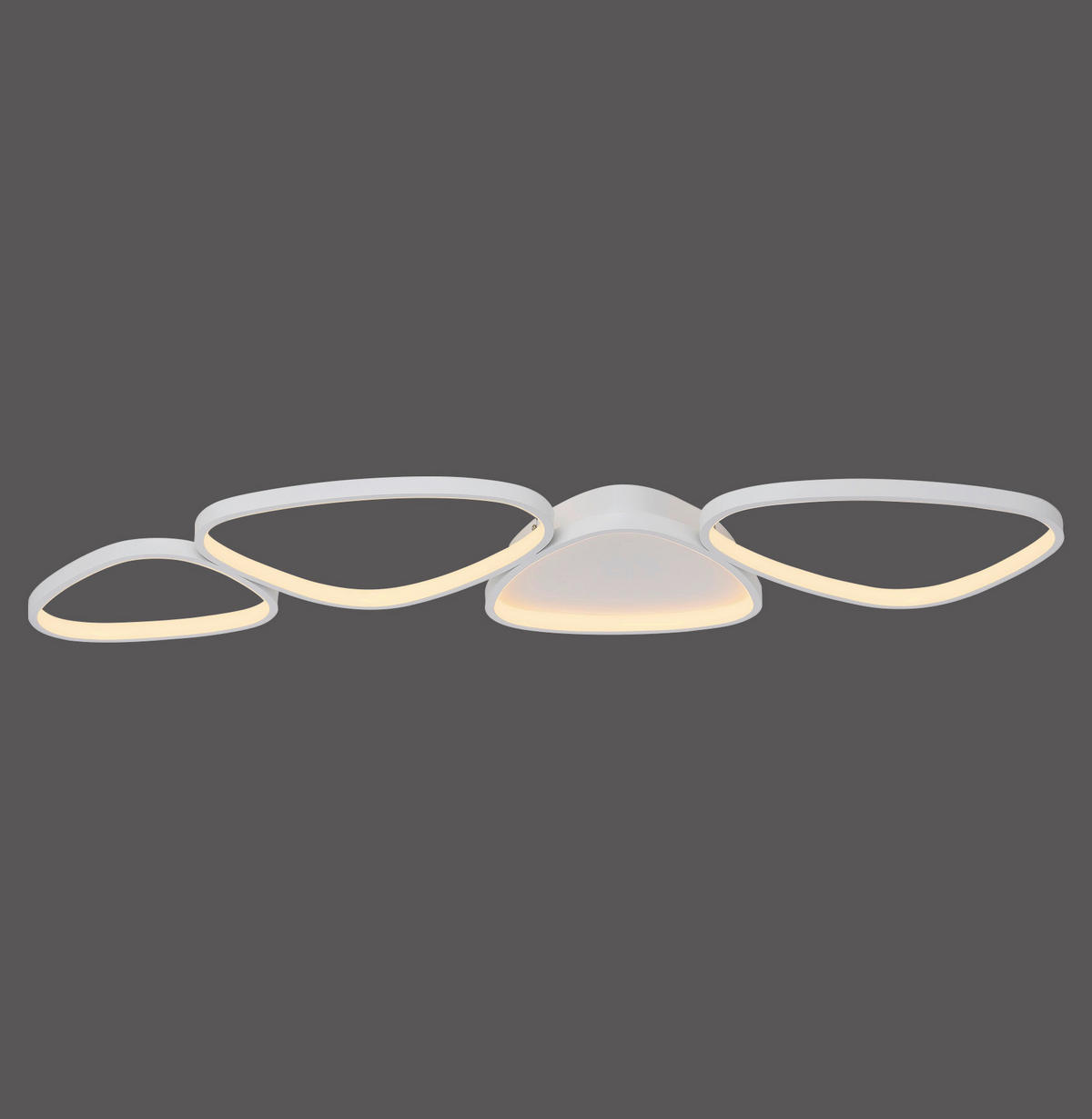 LED-DECKENLEUCHTE 116/38/6,2 cm   - Weiß, Design, Kunststoff/Metall (116/38/6,2cm) - Schöner Wohnen